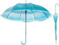Jellyfish Transparent Umbrella, Romantic Creative Cute Automatic Open J Hook Handle Clear Umbrella Set, Birthday Gift Christmas Gift