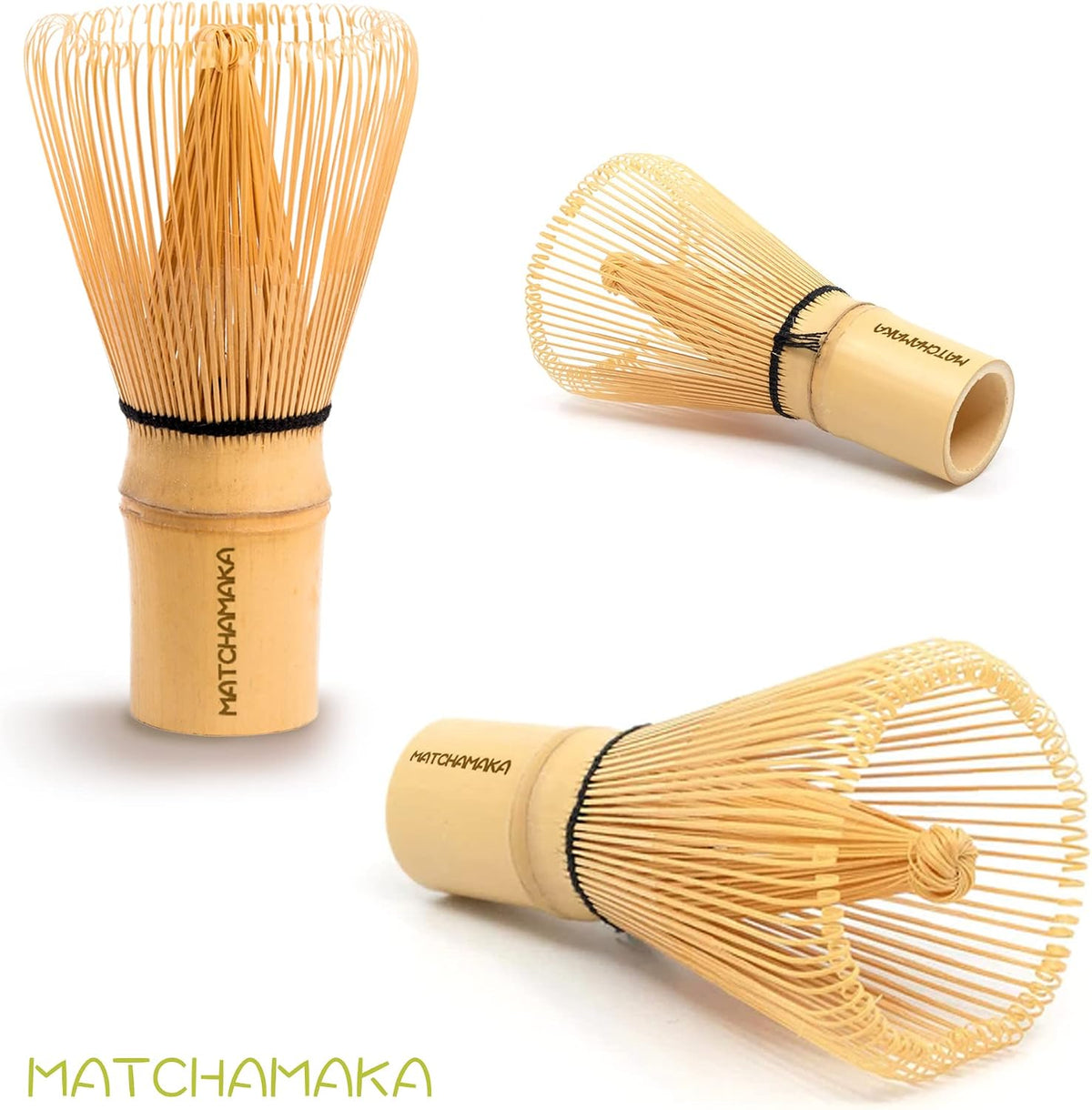Premium Matcha Green Tea Whisk - 100 Prong -  Traditional Japanese Bamboo Matcha Whisk - Green Tea, Matcha Latte, Matcha Ceremonial Powder, Matcha Tea - the Perfect Matcha Ceremony Whisk