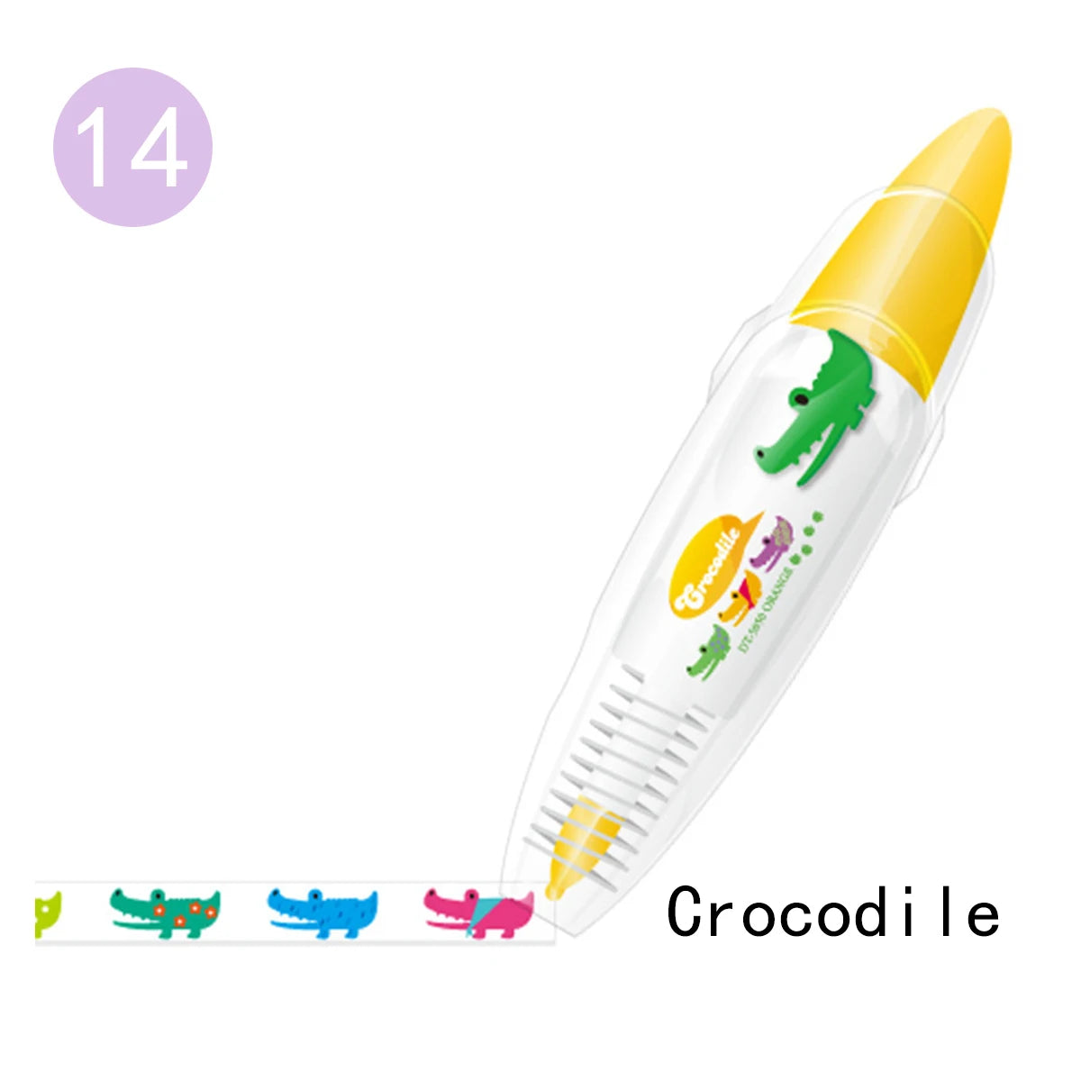 Kawaii Animals Cat Dog Owl Crocodile Flower Press Type Decorative Correction Tape Diary Stationery School Supply