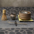 8Pcs Traditional Japanese Matcha Tea Set - Matcha Tea Ceremony Kit with Whisk, Bowl, Sifter, Scoop, Scoop Holder, & Cleaning Brush for Matcha Lattes & Ceremonial-Grade Japanese Tea