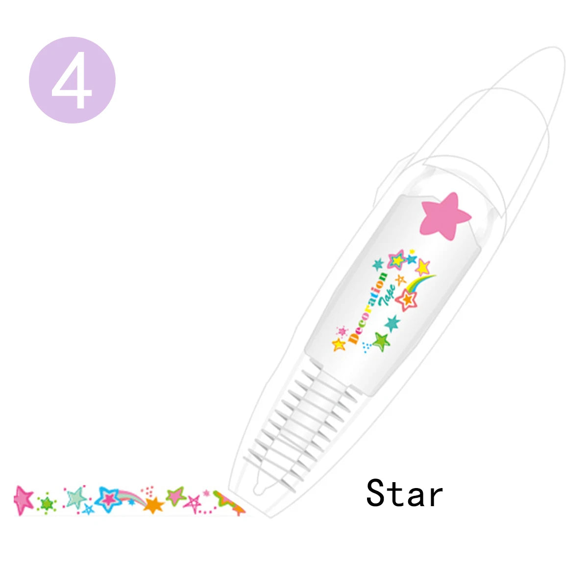 Kawaii Animals Cat Dog Owl Crocodile Flower Press Type Decorative Correction Tape Diary Stationery School Supply