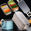Self-heating Japanese bento box