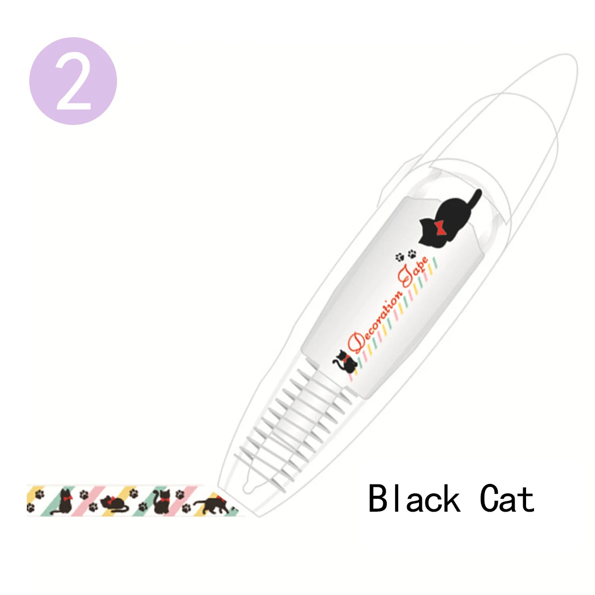 Kawaii Animals Cat Dog Owl Crocodile Flower Press Type Decorative Correction Tape Diary Stationery School Supply