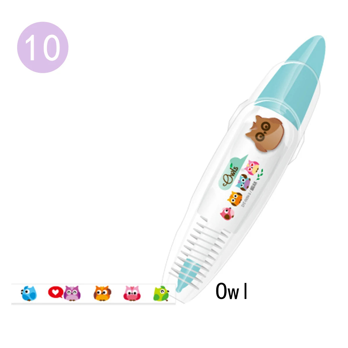 Kawaii Animals Cat Dog Owl Crocodile Flower Press Type Decorative Correction Tape Diary Stationery School Supply