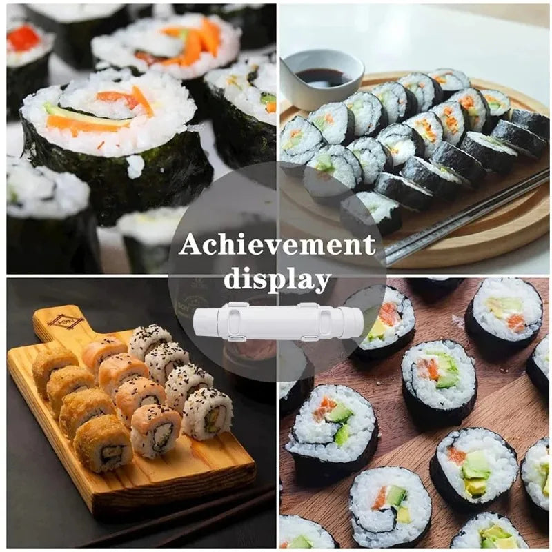 1Pc DIY Sushi Making Machine Kitchen Sushi Tool Sushi Maker Quick Sushi Bazooka Japanese Rolled Rice Meat Mold Bento Accessories