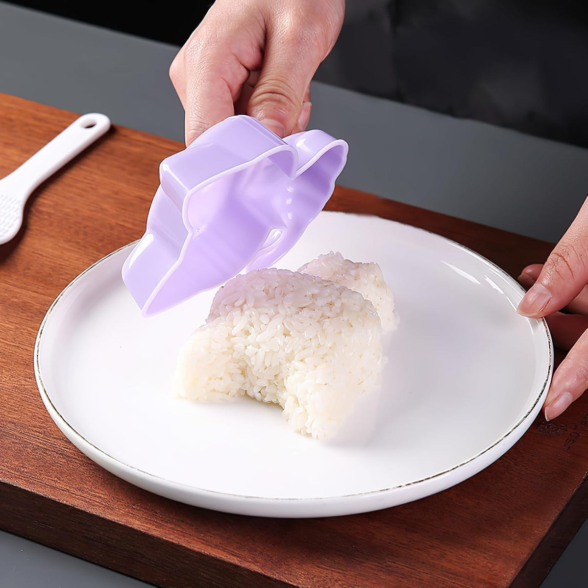 Cat Onigiri Mold - Sushi Making Kit, Cute Cartoon Rice Ball Mold, Kid Lunch Bento Accessories, Seaweed Embossed Board