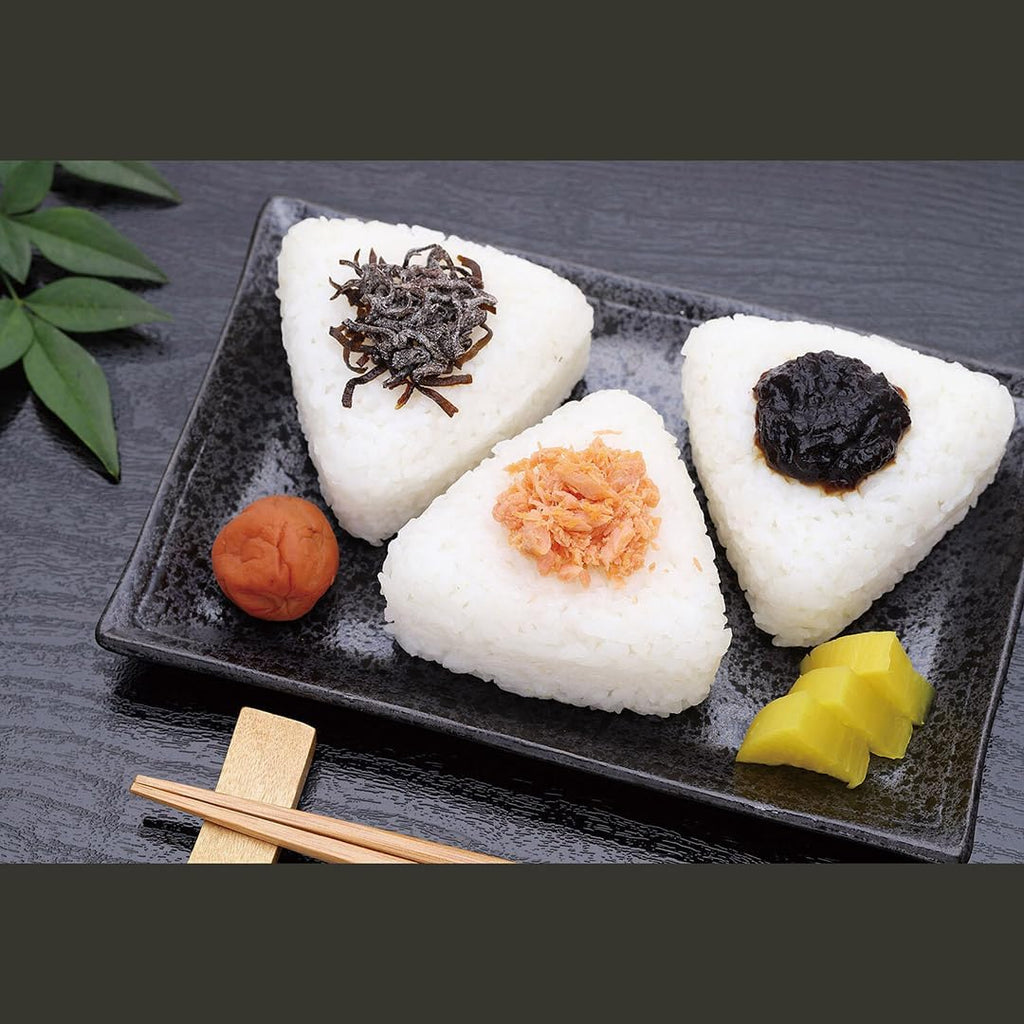 Wooden Onigiri Mold Musubi Maker Japanese Rice Ball Press Hinoki Japanese Cypress Onigiri Mold Tray Made in Japan (Type1 5 Molds)