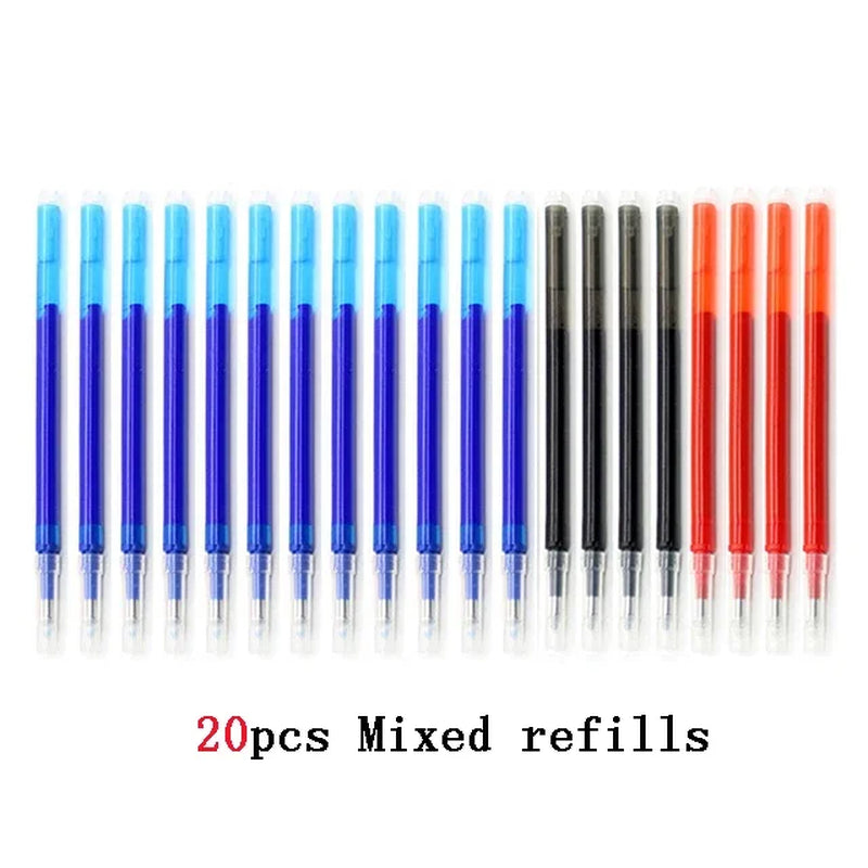 Pilot Frixion Pen Erasable Gel Pen Set 0.5Mm Blue/Black/Red Replaceable Refill Student Writing Tool Supplies Japanese Stationery