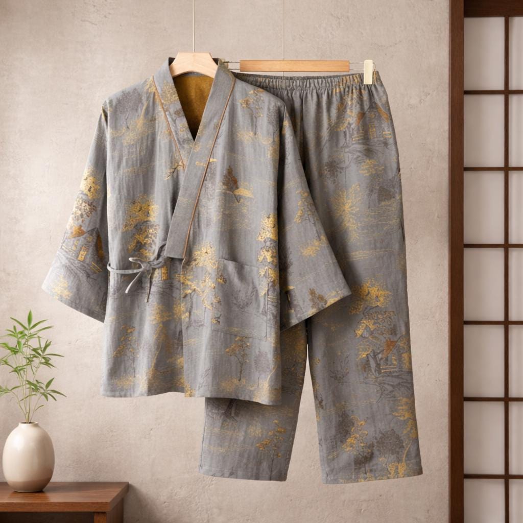 Yukata robe and pants